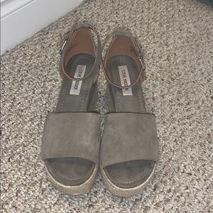 Steve Madden Size 9 Wedges Tan